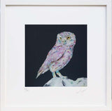 Living on the Edge Owl Print - Lorraine Fletcher Art
