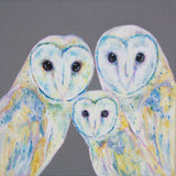 Family is Everything Barn Owls Print - Lorraine Fletcher Art