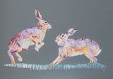 Frolics Hare Print - Lorraine Fletcher Art