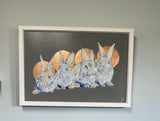 "Friends like these" Hare painting