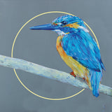 'One of a Kind' Bird Print - Grey - Lorraine Fletcher Art