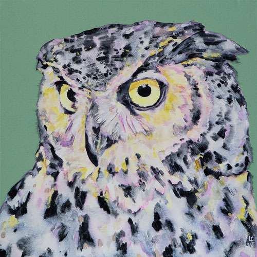 Intensity Owl Print - Lorraine Fletcher Art