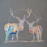 Together We Stand Stag Limited Edition - Lorraine Fletcher Art