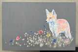 Among the wild flowers