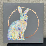 On the look out Hare Painting