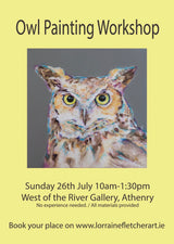 Owl Painting Workshop - Sunday 26th July 2026